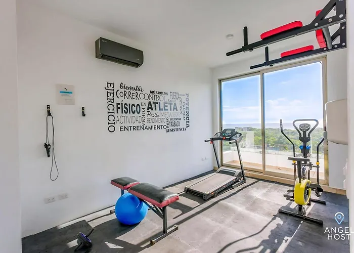 Apartamento Ocean-view W Gym, Pool & Balcony Playa del Carmen