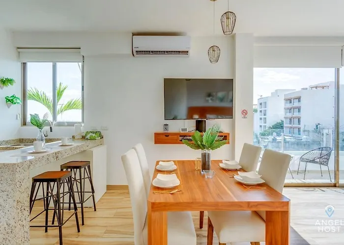 Apartamento Ocean-view W Gym, Pool & Balcony Playa del Carmen