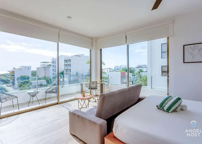 Apartamento Ocean-view W Gym, Pool & Balcony Playa del Carmen