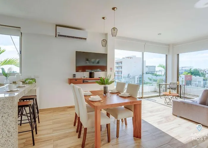Ocean-view W Gym, Pool & Balcony * Playa del Carmen